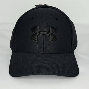 Under Armour Mens Size L/XL UA Blitzing 3.0 Cap Headwear Baseball Hat Black New
